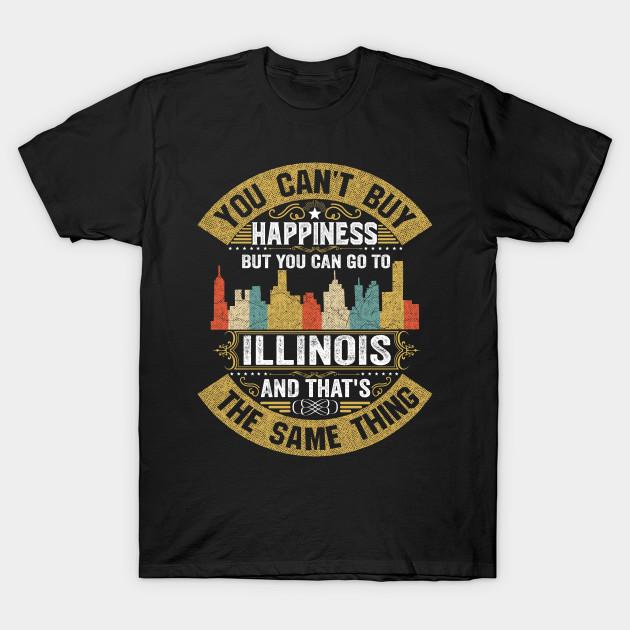 Illinois State Flag I Love Illinois Strong Native Illinois Home Map by BestSellerDesign